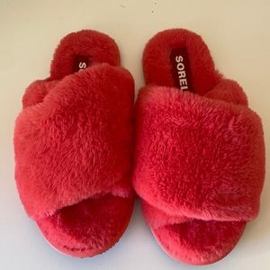 Sorel Go Mail Run Slipper, Sz 9, pink